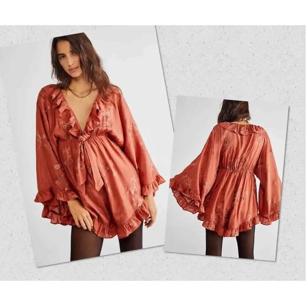 Free People Dance All Night Romper Size M